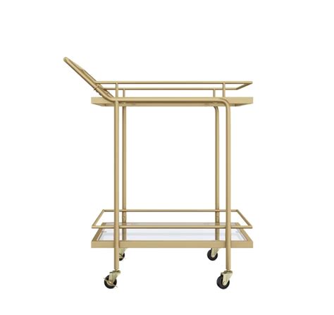 Gold Glass Bar Cart Eventlyst