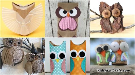 Owl Craft Ideas For Kids - Kids Art & Craft