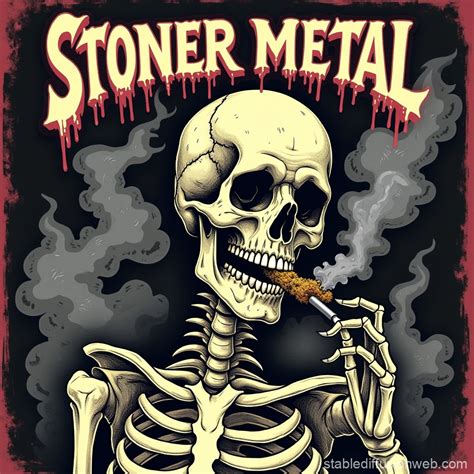 Hand Drawn 80s Thrash Metal Album Cover Stable Diffusion Online