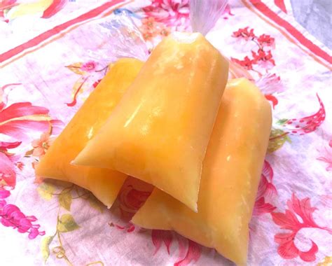 Receta De Bolis O Hielitos De Vainilla Receta Fácil Y Económica