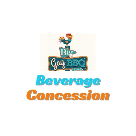 Beverage Concessions Big Gay Bbq Eventeny