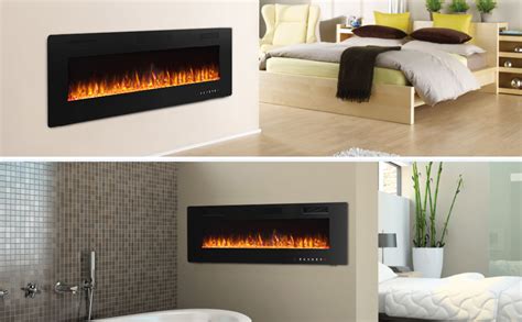 Amazon Vitesse Inch Ultra Thin Electric Fireplace In Wall