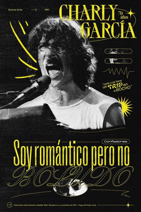 Charly García y sus 70 años Frases de rock argentino Rock nacional