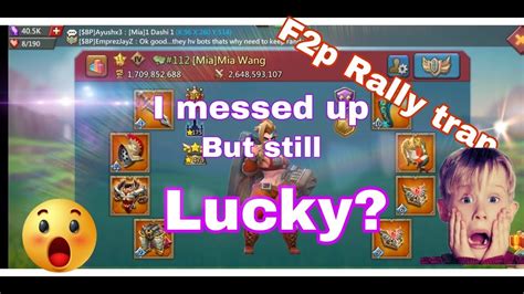 F2p Trap Vs Mythic Champ Lordsmobile Rallytraplordsmobile