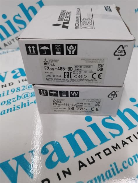 Mitsubishi PLC FX3G 422 BD FX3G 485 BD FX3G 485 BD RJ FX3G 5DM FX3G CNV