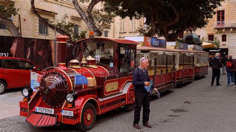 Malta Fun Trains In The City Of Valletta Malta Malta March 5 2020