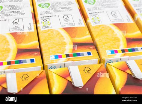 Colour Registration Strip On Asda Food Packaging For Cmyk Process