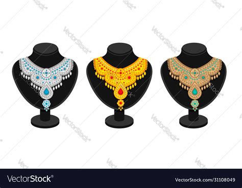 Black mannequins with gold silver and bronze Vector Image