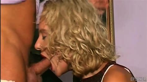 Curly Blonde Bitch Takes Dick