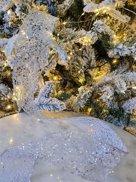 Silver Ribbon Merry And Joy Christmas Co