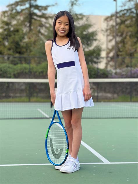 Girls White Tennis Dress, Girls White Golf Dress, Tennis Dresses, Girls ...