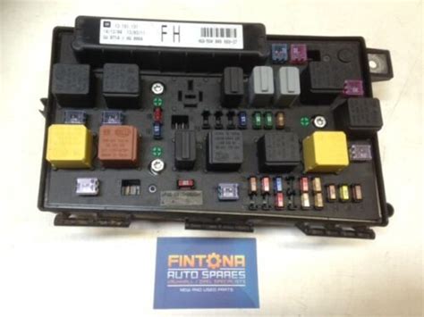 Vauxhall Astra H Zafira A Uec Front Fuse Box Module Tech2 Reset 13191131 Fh Ebay