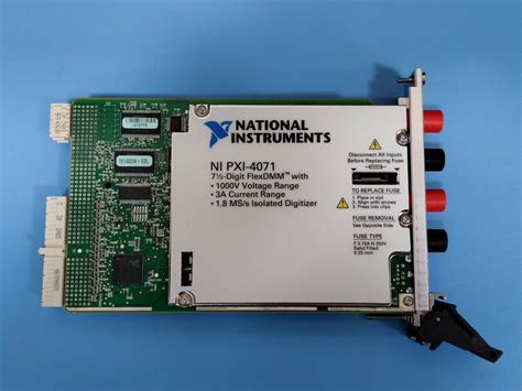 Used National Instruments NI 778271-01 PXI-4071 Free Shipping | eBay