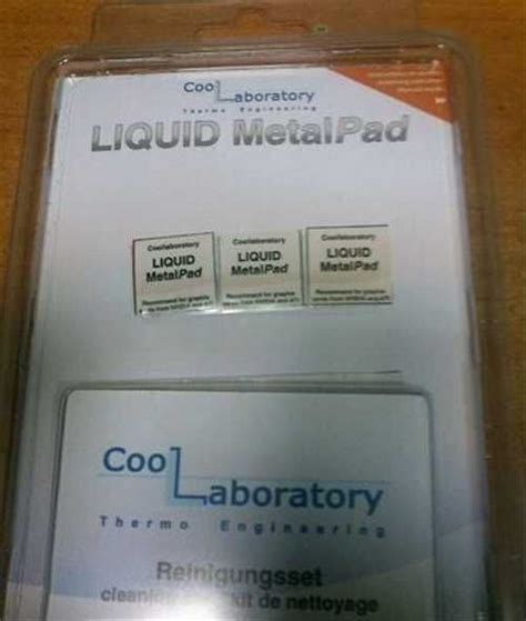 Термоинтерфейс Liquid MetalPad (Жидкий металл) Вся Россия | Комьютерные ...