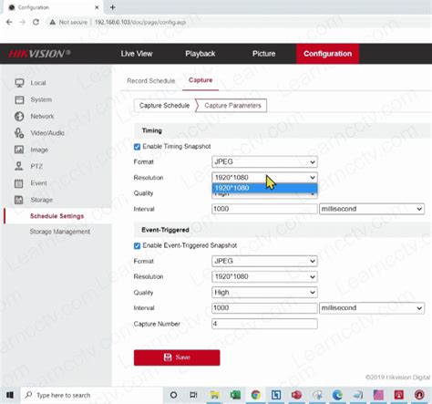 How To Set Up A Hikvision Ip Camera To Save Images To An Sd Card