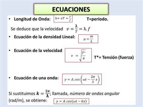 Onda Fisica Formulas - Fórmulas De Las Ondas Física | RESUMEN FÓRMULAS FÍSICA SELECTIVIDAD – KDMW