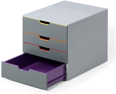 Бокс для документов Durable VARICOLOR 4 с выдвижными ящиками – фото ...
