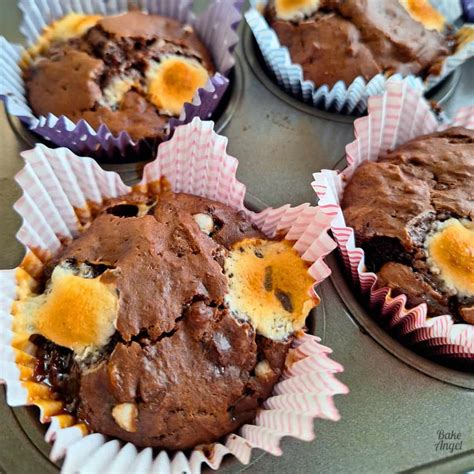 Easy Vegan Rocky Road Muffins - Bake Angel