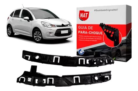 Suporte Guia Parachoque Citroen C At Traseiro