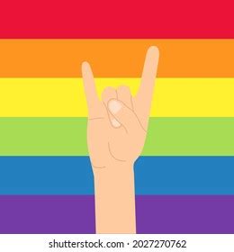 Lgbt Concept Minority Sex Hand Showing Stock Photo Shutterstock