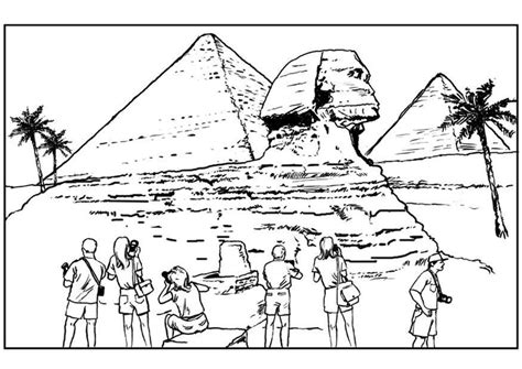 Ausmalbilder ägypten Pyramiden - Ausmalbilder Coloring Pages