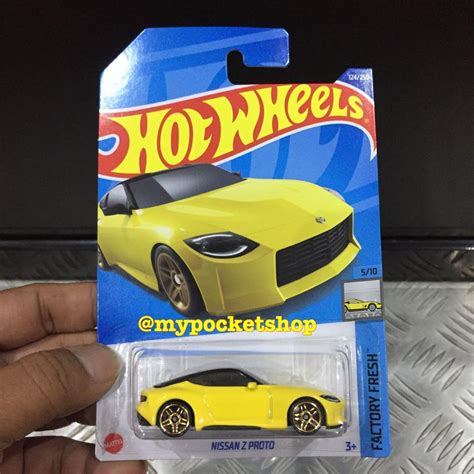 Hot Wheels NISSAN Z PROTO Yellow 2022 Hotwheels Factory Fresh Hobbies Toys Toys Games