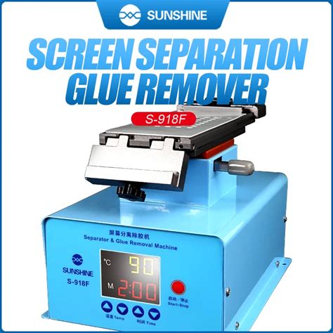 Machine LCD dissolvant colle et séparation d écran de bord de Sunshine