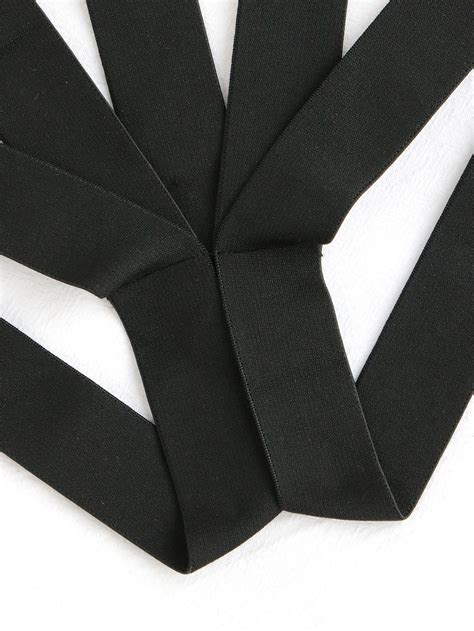 Criss Cross Underwire Lingerie Set Shein