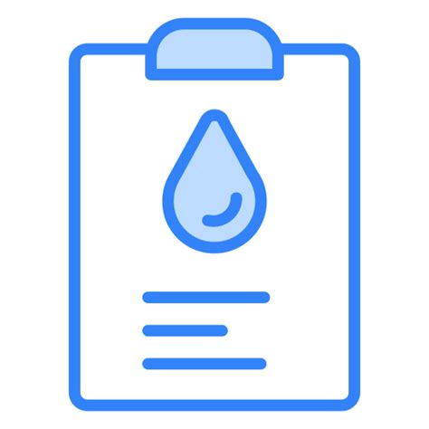 Blood Test Generic Blue Icon