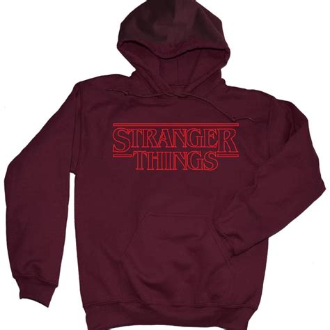 Stranger Things Hoodie Sizes Small 3xl Colors Black Navy