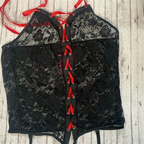 Seven Til Midnight Bustier Corset Bra Lingerie Lace R Gem