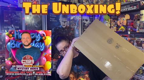 Unboxing The Csr Birthday Mystery Horror Box Youtube