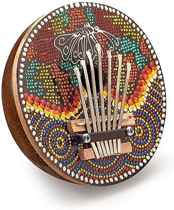 Sarveda Key Kalimba Coconut Shell Painted Butterfly Amazon In