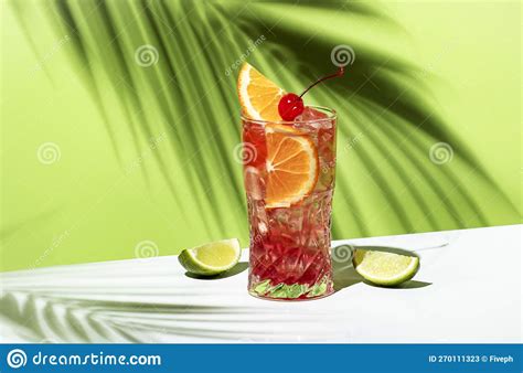 Sex On The Beach Popular Alcoholic Cocktail Drink With Vodka Peach