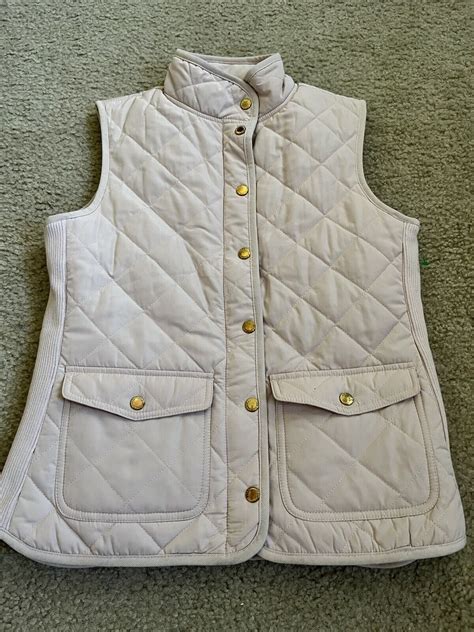 Cambridge Dry Goods Puffer Quilted Vest Pink Jacket S… - Gem