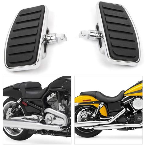 Adjustable Motorcycle Floorboards Rear Passenger Foot Pegs Footboard