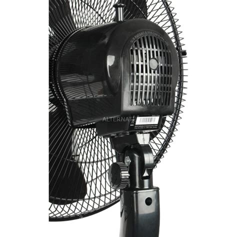 Actec Mfa In Stand Tisch Ventilator Schwarz