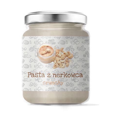 Pasta z nerkowca crunchy 200g z kawałkami orzechów 13619207721 Allegro pl