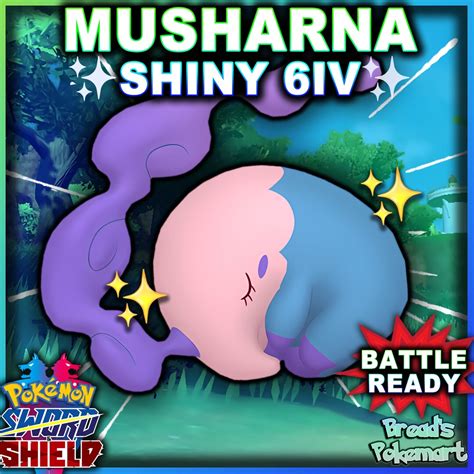 Ultra Shiny 6IV MUSHARNA // Pokemon Sword and Shield // Lv100 - Etsy