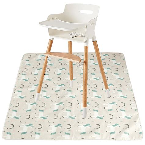 Butory Baby Dining Chair Mat Non Slip High Chair Food Catcher