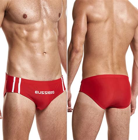 Mens Swimwear Swimsuit Men Sexy Swim Briefs Slips Low Rise Trunks Beachwear Bikini Bottoms Board
