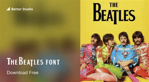 Beatles Font: Download Free Font & Logo