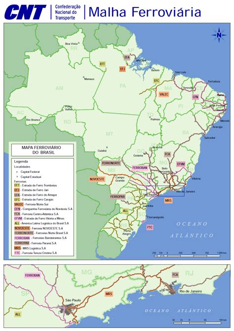 As Ferrovias No Brasil Est O Geograficamente Concentradas