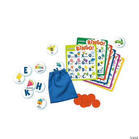 Alphabet Bingo Board Game Building Blocks