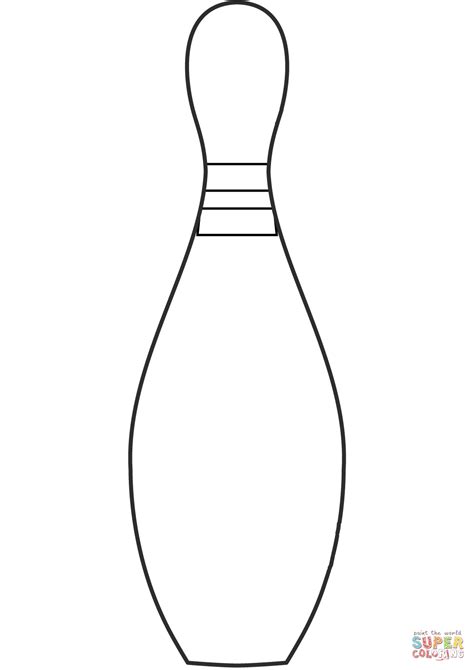 Bowling Pin coloring page | Free Printable Coloring Pages