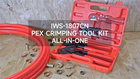 Iws 1807cn Pex Crimping Tool Kit With Pex Crimpers Pex Tubing Cutter