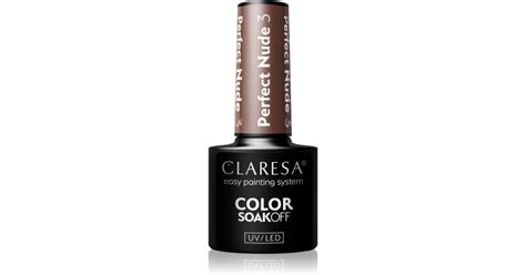 Claresa SoakOff UV LED Color Perfect Nude gelový lak na nehty notino cz