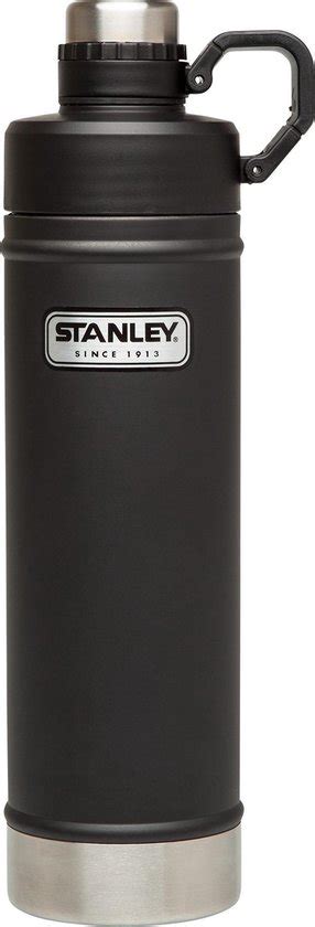 Stanley Classic Vacuum Drinkfles 750 Ml RVS Matte Black Bol