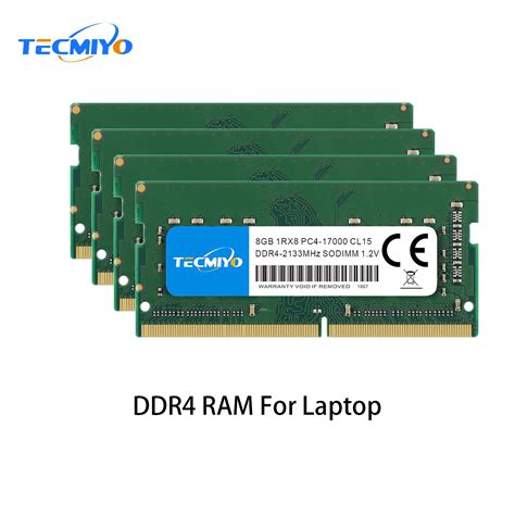 Tecmiyo Laptop Memory Ram Ddr Gb Gb Mhz Mhz Sodimm Rx