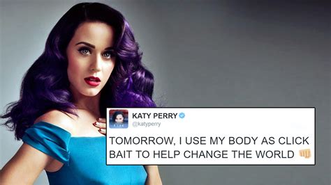 Katy Perry Is Going To Strip Naked To Encourage People To Vote For Hilary Clinton